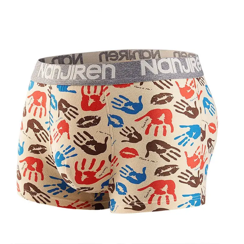 4 pçs boxer shorts roupa interior masculina sexy calcinha de algodão boxers homem shorts masculinos homme u lingerie convexa frete grátis 3256805465620521 — image 8