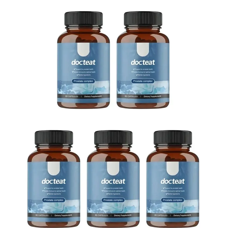 Docteat Prostate Complex Capsules Supports Prostate Health and Urinary Flow with Saw Palmetto Pumpkin Seed Extract 60 Capsules — image 11