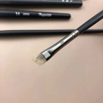 1pc Wisch Make-Up Pinsel Flache Eye Liner Make-Up Pinsel Detail Präzision Concealer Pulver kontur highlight künstler kosmetische werkzeuge — image 25