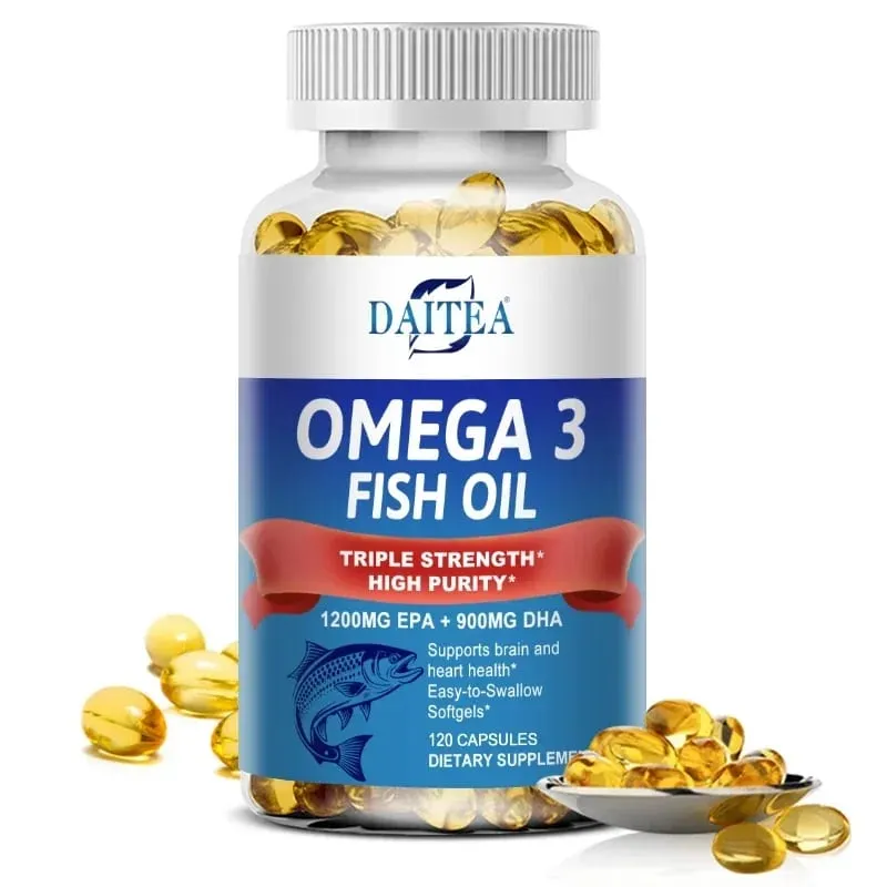 Óleo de peixe ômega 3 - para o sistema nervoso, antioxidantes para a saúde da pele e do cabelo - fácil de engolir — image 9
