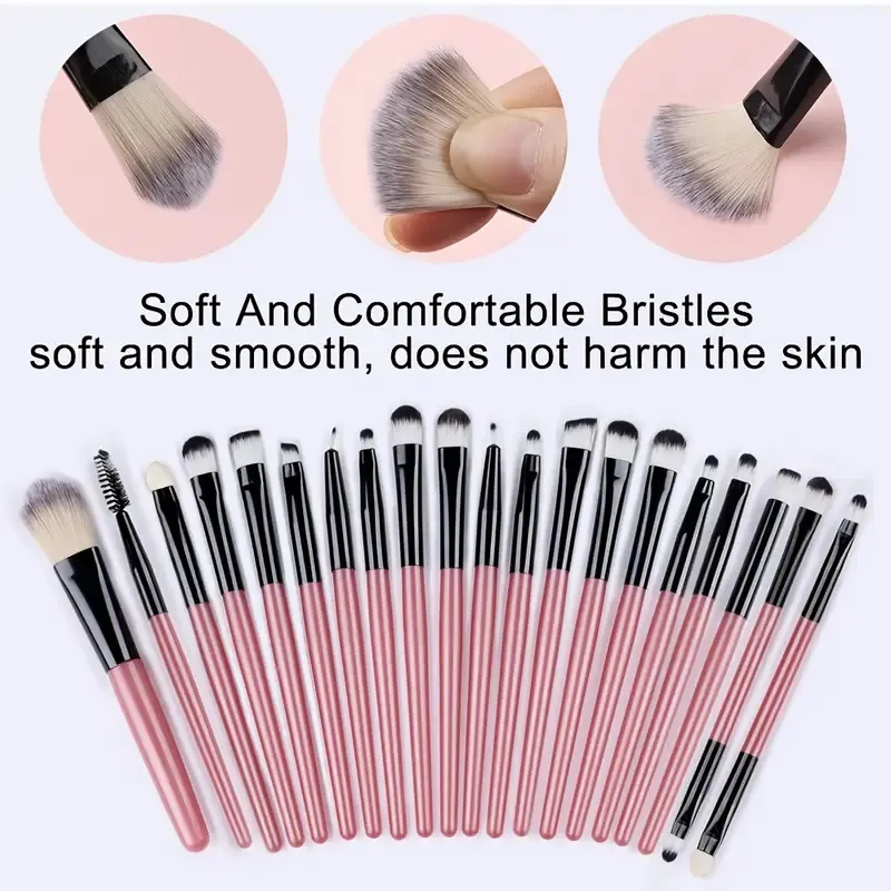 Makeup Brushes Set Premium Synthetic Kabuki Brushes Foundation Concealer Powder Blush Blending Face Eyeshadow Cosmetic Brushes S — image 2