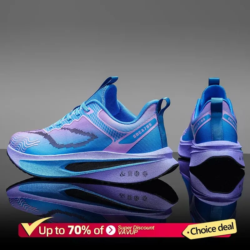 Marathon Men Sports Speciality Running Shoes Carbon Board Breathable Lightweight Women's Comfortable Athletic Nonskid Sneakers — image 4