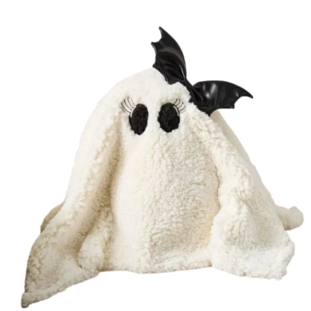 Fun Cute Ghost Dog Pillow White PP Cotton Halloween Gift Room Decoration Bat Throw Pillow Bedroom — image 11
