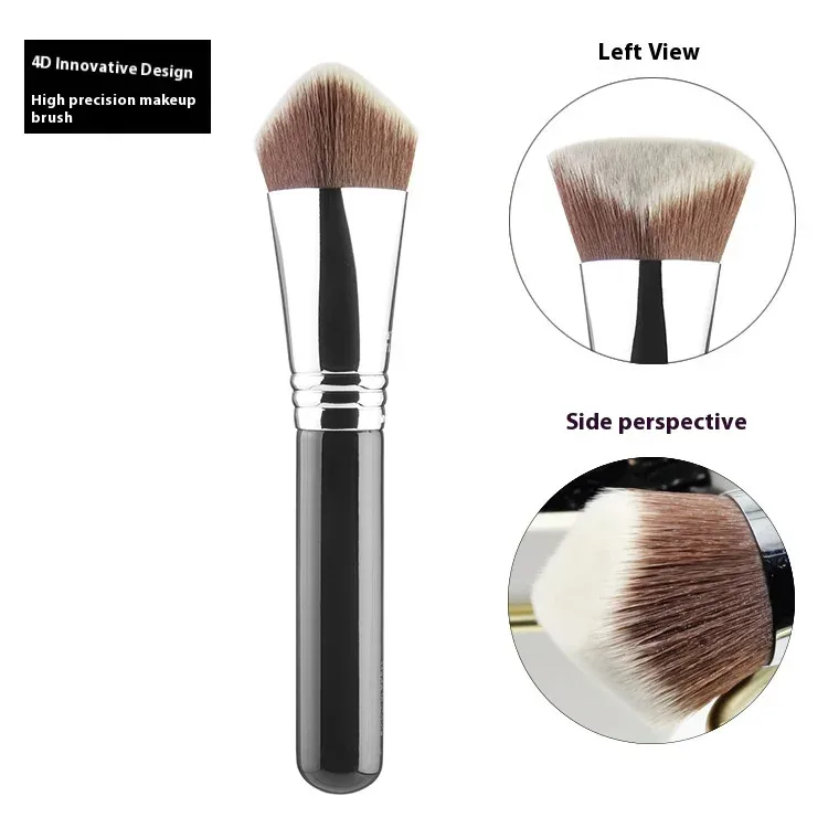 Makeup Kabuki Foundation Brush Luxury Single Pro Large Slant Triangle Square Tapered Vegan Cosmetic Brushes — image 9