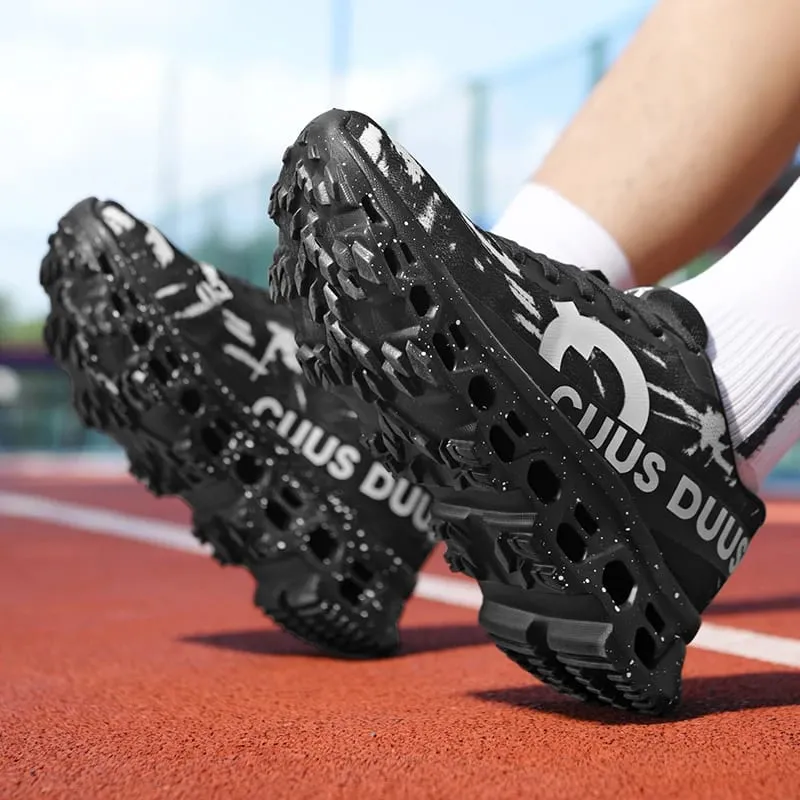 Men Sneakers High-quality Mesh Breathable Hollow Out Soft Sole Rebound Anti Slip Marathon Sports Shoes Comfort Outdoor Running — image 9