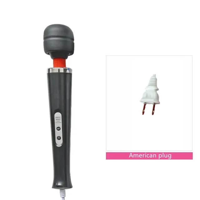 Adult Sex Toys AV Vibrator Powerfull Magic Wand G-spot Stimulation Massager Clit Vibrators Sex Toys for Women MasturbationBLACKWOLF New 10 Speeds Magic Wand Massager Big Magic Wand Massage Stick AV Vibrators Sexy Clit Sex Toys for Women Eur — image 14