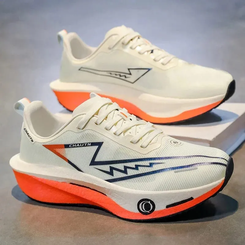 Running Shoes Carbon Board Speciality Marathon Men Sports Breathable Lightweight Women's Comfortable Athletic Nonskid Sneakers — image 12