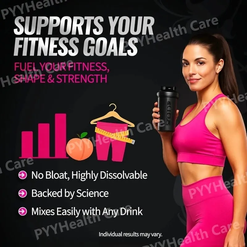 Creatine Powder for Women Booty Builder with Collagen Peptides BCAA L-Glutamine Unflavored Post-Workout Recovery Elasticity — image 4