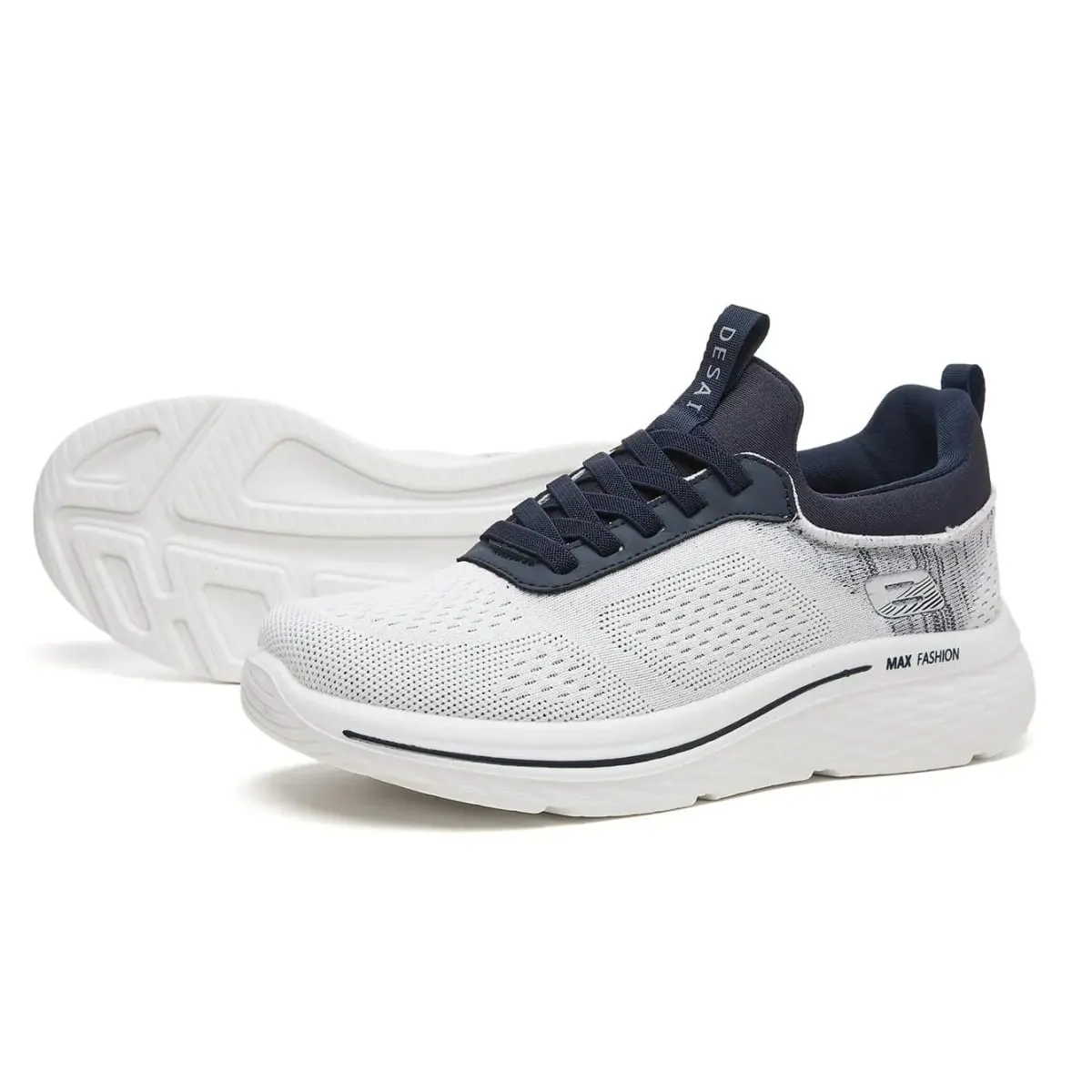 Desai Men's 2026 Autumn Mesh Running Shoes Lace-up Breathable Thick Sole Lightweight Walking Men's Sneakers And Casual Shoes