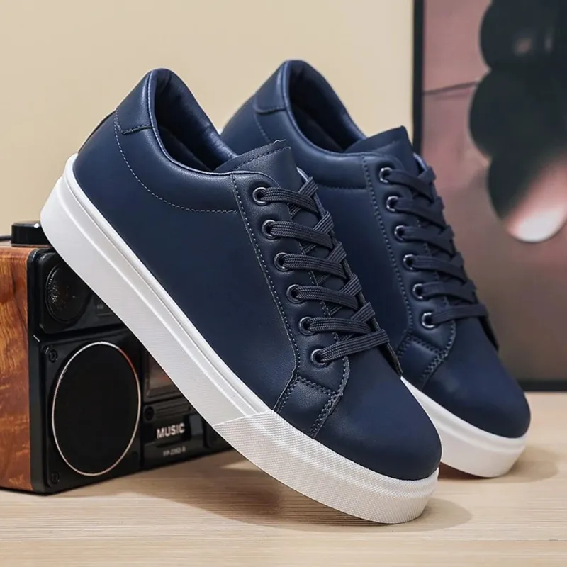 New Hot Selling Fashionable Men's Board Shoes Trendy White Shoes Student Sports Leisure Shoes Versatile Men's Shoes — image 8