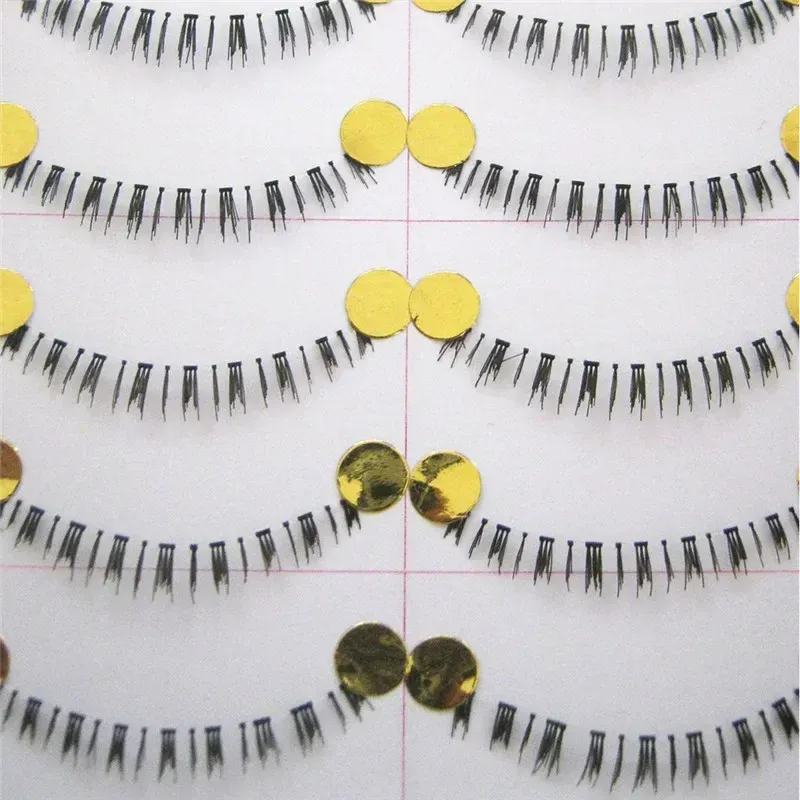 10 Pairs Fake Soft Lower Eyelashes Handmade Bottom Eye Lashes Lower False Eyelashes Clear Band Bottom Lashes