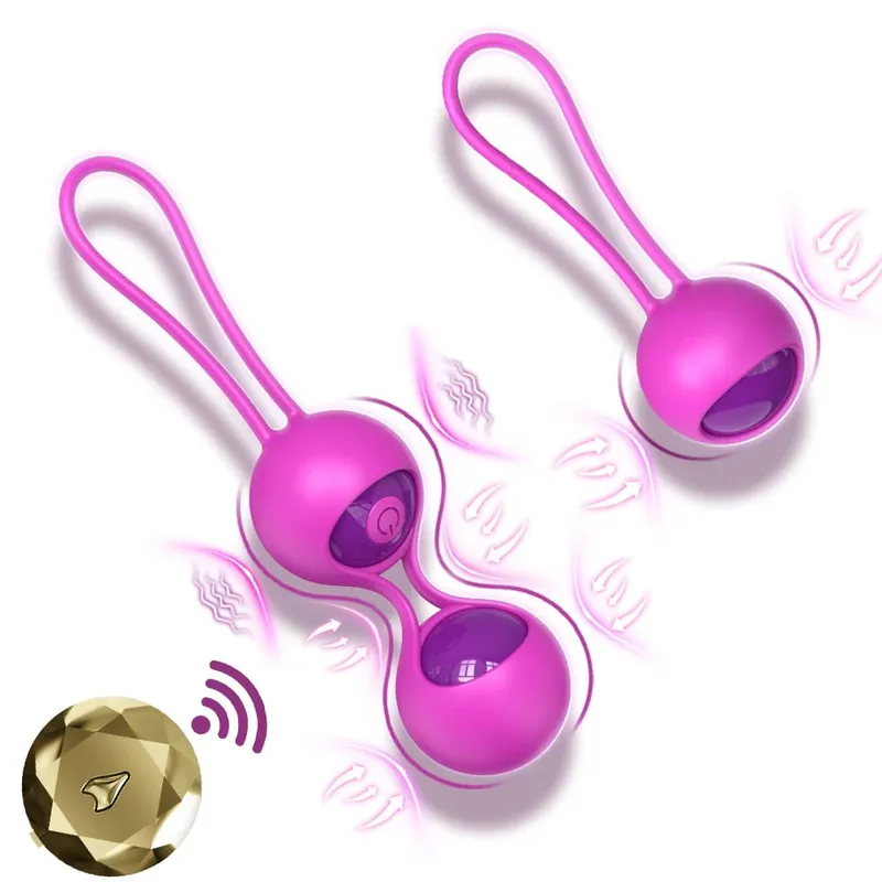 Vibrador de ponto g com controle remoto, bolas de kegel para mulheres, ovo vibratório, massageador vaginal, estimulador de mamilos clitoriano, brinquedos adultos — image 1