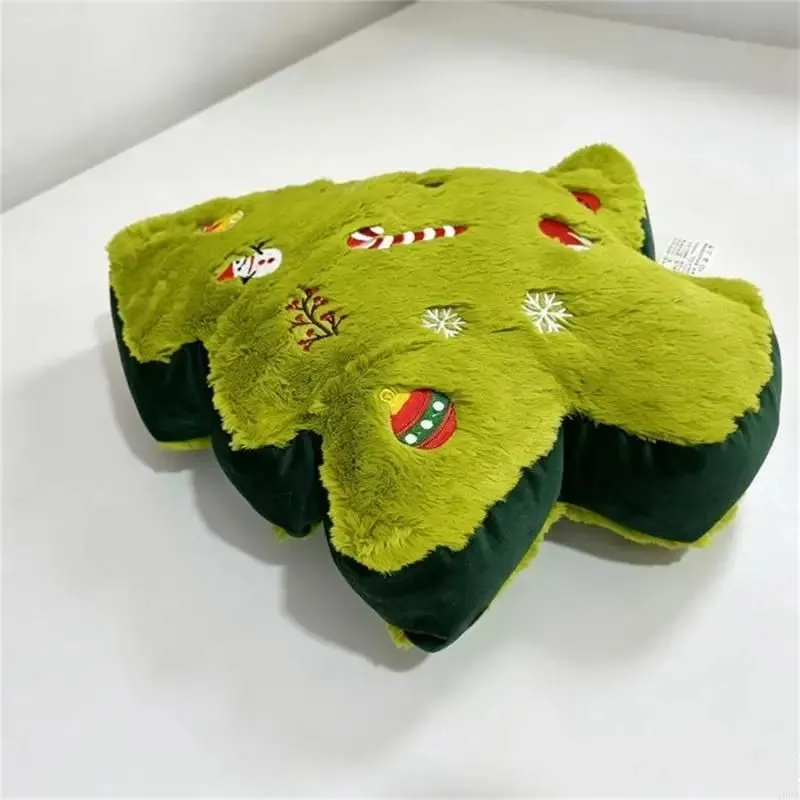 Plush Pillow Christmas Cushion for Bedroom and Sofa Decors Soft Stuffed Throw Pillow Holiday Decoration for Kids and A2UB
