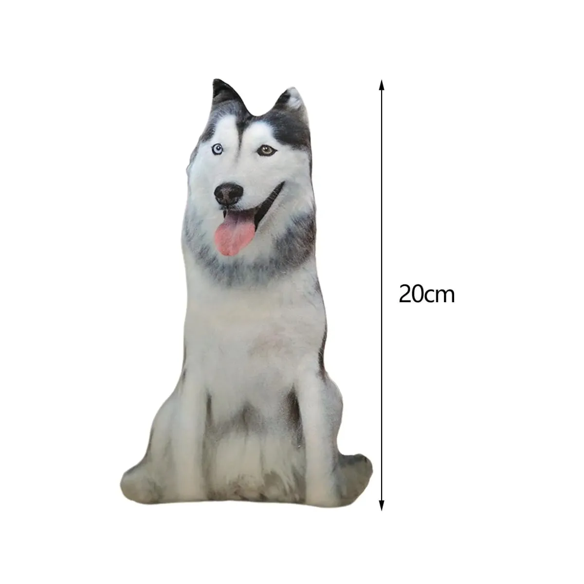 3D Dog Throw Pillow Animal Throw Cushion Pillow for Sofa Bed Office — image 3