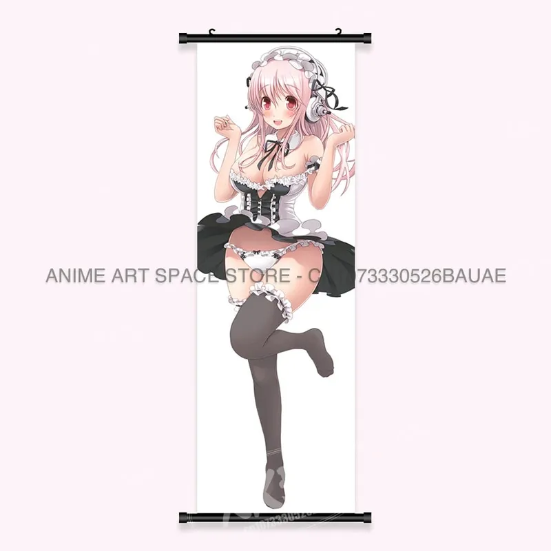 Video game Wall Artwork Canvas Scrolls Picture Anime Movie Role Poster Hanging Painting Print Home Decoration For SUPER SONICO — image 34