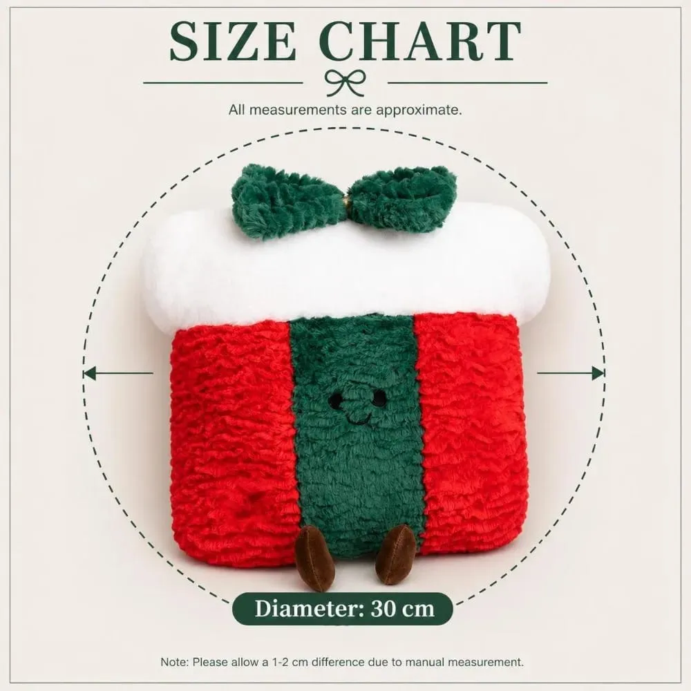Cute Creative Shape Christmas Pillow Seasonal Pattern Soft Gingerbread Man Cushion Comfortable Waist Cushion Home Decor — image 8