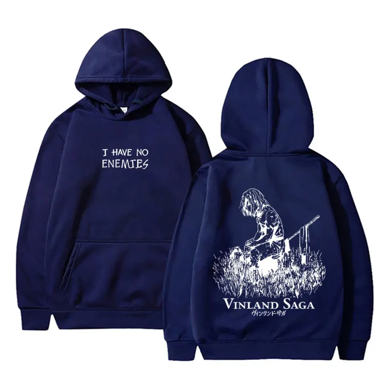 Anime Vinland Saga Thorfinn I Have No Enemies Graphic Hoodie Men's Women Manga Casual Oversized Hoodies Male Vintage Streetwear — image 6