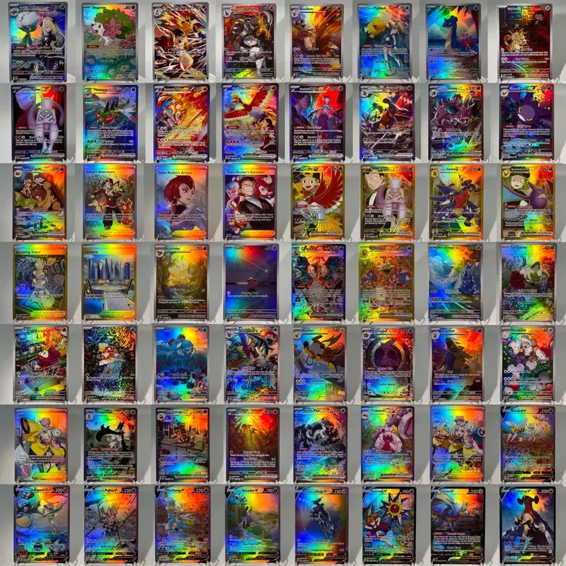 Paldea Evolved PKM Cards PTCG4-C GX Rainbow Magikarp Raichu Tyranitar Iono Rare Collection Battle Toys Gifts for Hobbies