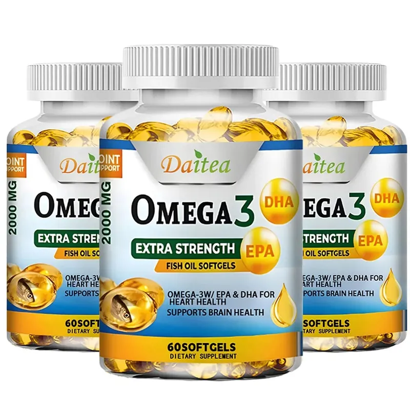 Ang Omega 3 Fish Oil 2000mg Softgels na may EPA at DHA ay sumusuporta sa Heart Brain Joint at Eye Health ay nagpapalakas ng Nerve Function at Immunity — image 11