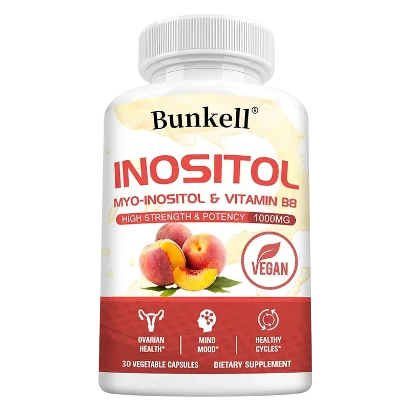 Inositol 1000mg Capsules - Fat Metabolism Liver Health Ovarian Immune System Support Skin Balance & Hair Growth Supplement — image 8