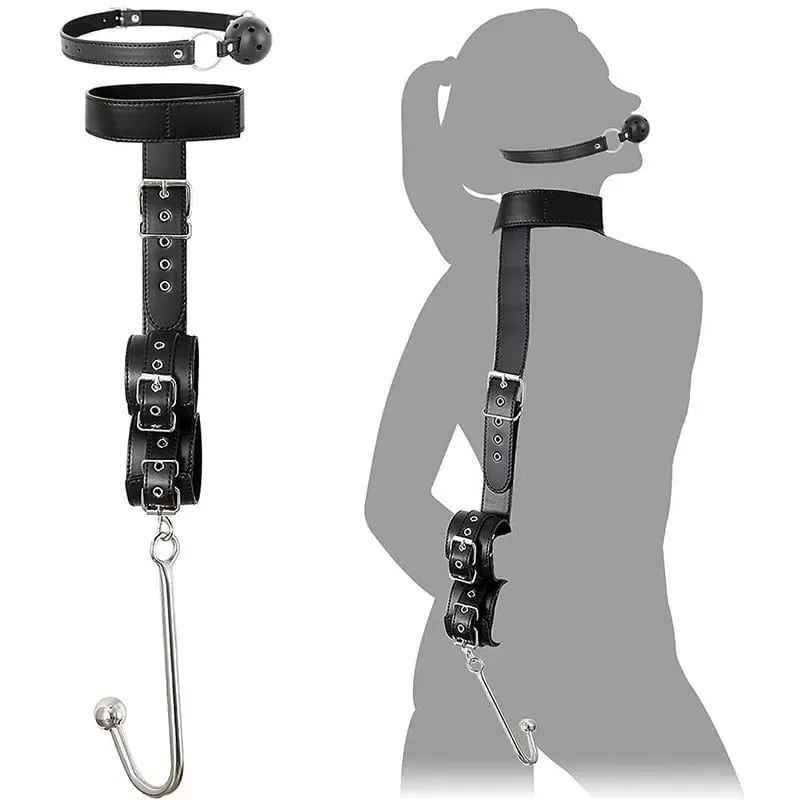 SM Adult Sex Toy Backhand Binding Apertural Plug Anal Hook Pagkaalipin Mga Laruan Bdsm Kit Alipin Pagkaalipin Posas Mag-asawa Bundle Game 18+ — image 9