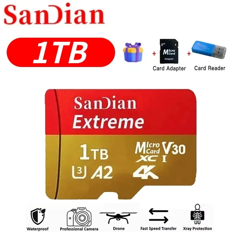 High-Speed Storge SD Card 128GB Original Micro TF Card 512GB Class 10 High Speed Transfer for Camera/PC/Phone — image 9