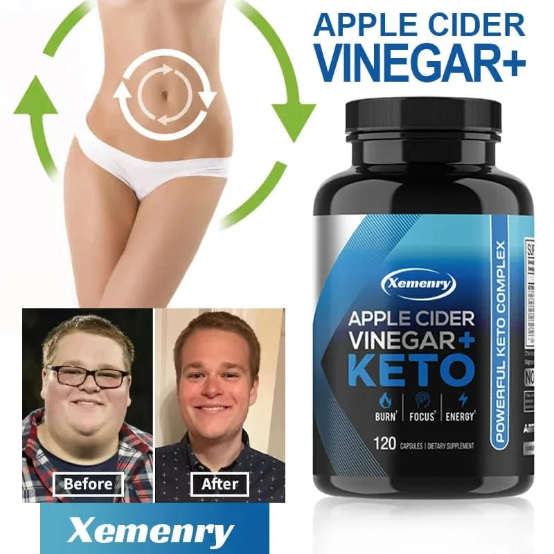 Keto Apple Cider Vinegar Capsule - Supports Appetite Metabolic Function Improves Digestion Enhances Satiety and Gluten-free — image 1