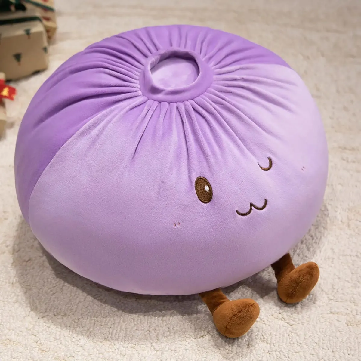 40cm Dumpling Plush Toy Soft Stuffed Hug Pillow Doll Home Decoration Stress Relief Toy Fans Gift — image 6