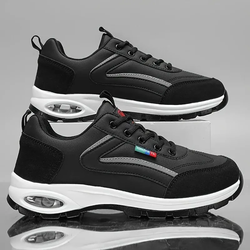 Men's Trendy Sports Shoes Lightweight Breathable Modern Non Slip Shoes Suede Detailing Outdoor Stylish Daily Wear Men Sneakers — image 5