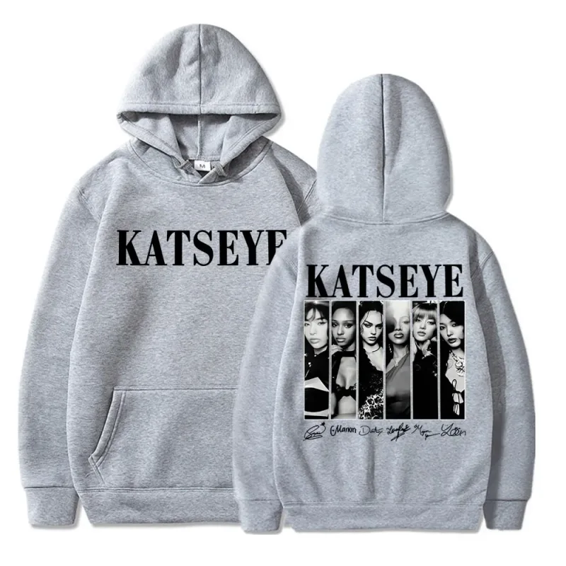 Limted Kpop Katseye Print Hoodies Vintage Trendy Men Women Y2k Hoody Sweatshirt Fleece Oversized Tracksuit Streetwear Fans Gifts — image 9