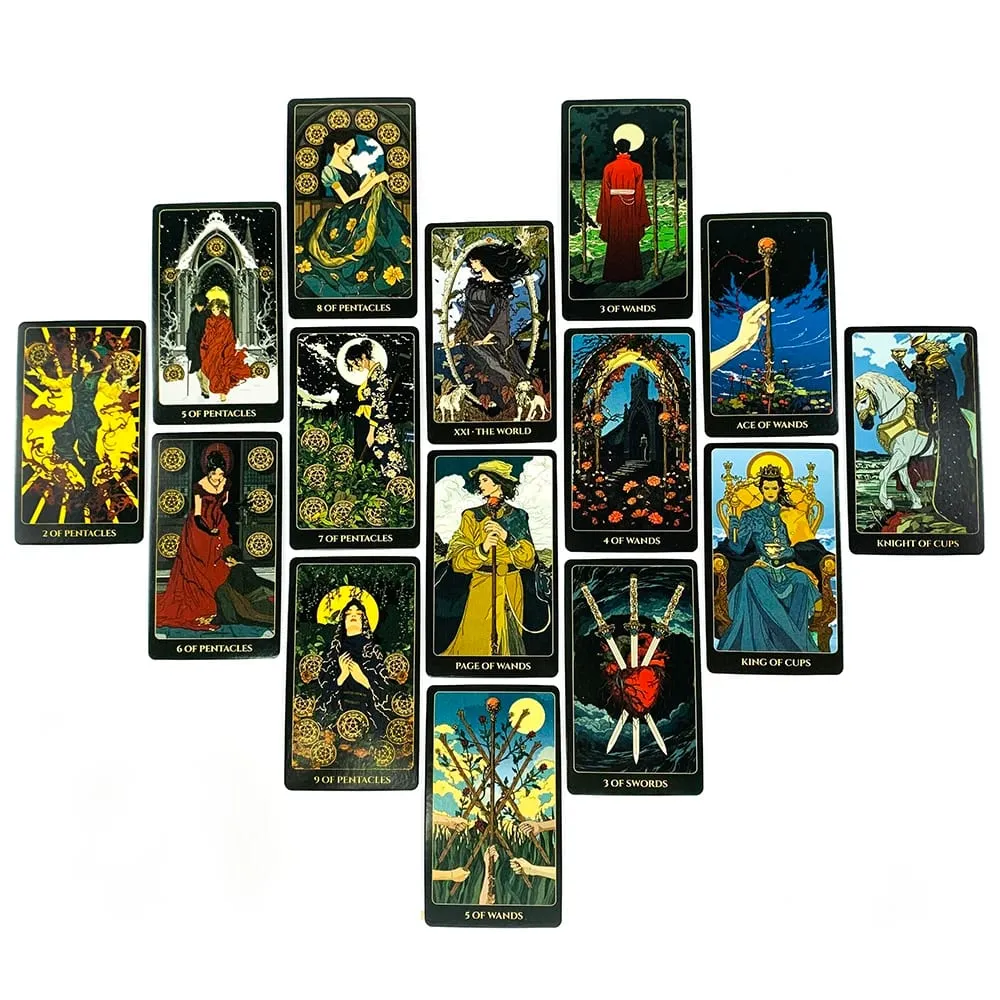 Ukiyo Tarot Cards 78 Card Fortune Telling Divination Tarot Cards Board Game Perfect for Cultural Exploration & Art Collection — image 5