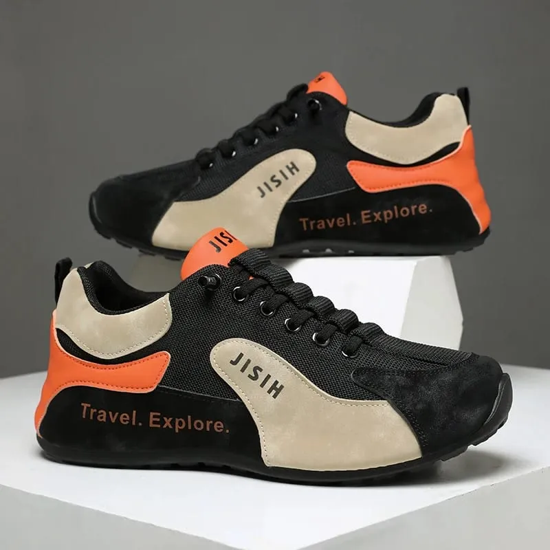 Men's Laced Casual Sport Shoes Outdoor Walking Running Shoes - Lightweight Breathable Basketball Exercise Sneakers — image 2