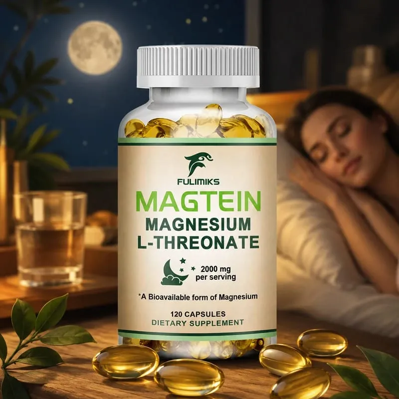 Magnesium L-Threonate Supplement with Magtein Supports Short & Long-Term Memory Cognitive Health Focus Bone & Joint Health — image 7
