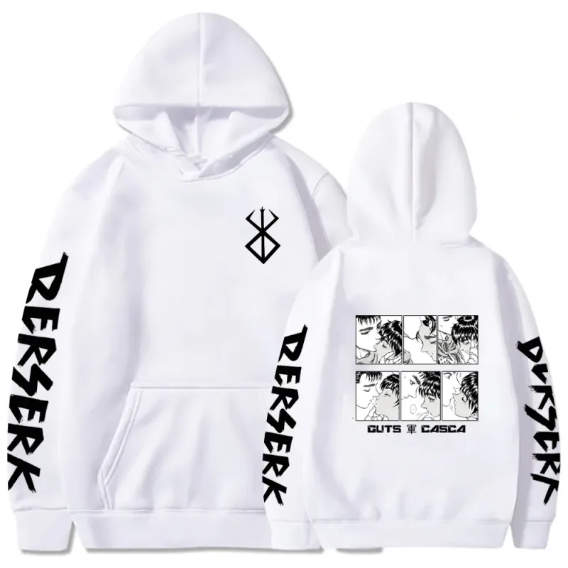 Berserk Zipper Hoodies Lalaki Babae Long Sleeve Sweatshirt Fleece Oversized Jackets Coats Nakakatuwang Berserk Japanese Anime Streetwear — image 31