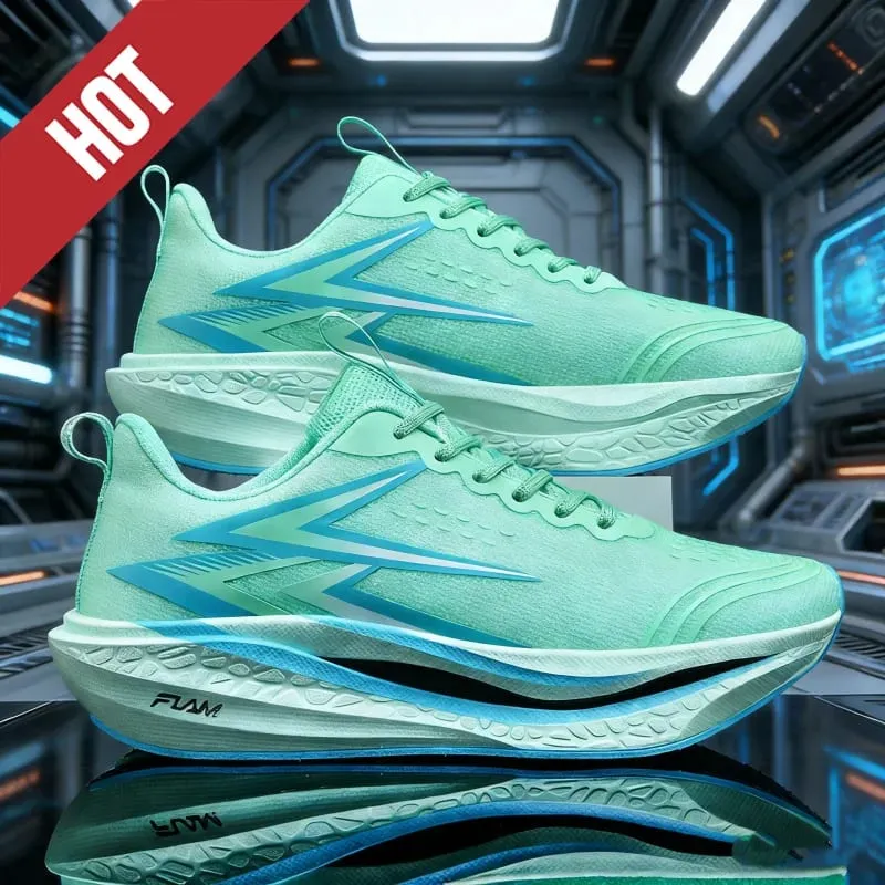 Running Shoes Carbon Board Speciality Marathon Men Sports Breathable Lightweight Women's Comfortable Athletic Nonskid Sneakers — image 4