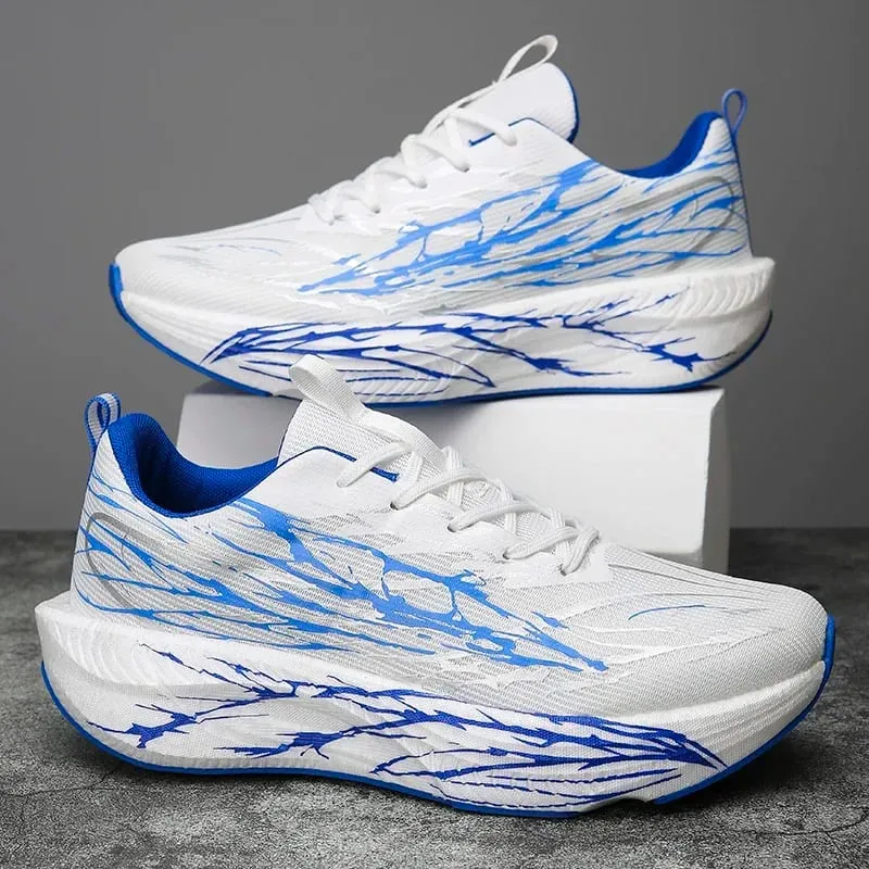 2026 Professional Marathon Running Shoes Night Glow Couple Sneakers Sports Shoes Breathable Mesh Upper Flat Heel — image 2