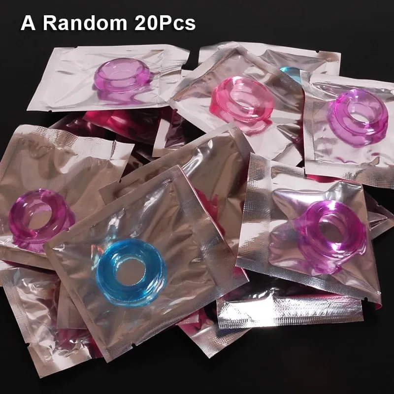 5-20pc brinquedos sexuais masculino atraso na ejaculação amplificador peniano bloqueio anel de esperma bdsm eróticos adultos bens íntimos acessórios exóticos — image 8