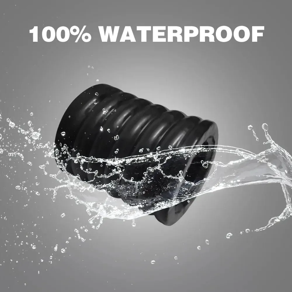 Men's TPE Cock Ring Penis Sleeve for Ejaculation Delay Scrotum Stretcher Sperm Retention Adult Sex Life Enhancement Accessory — image 5