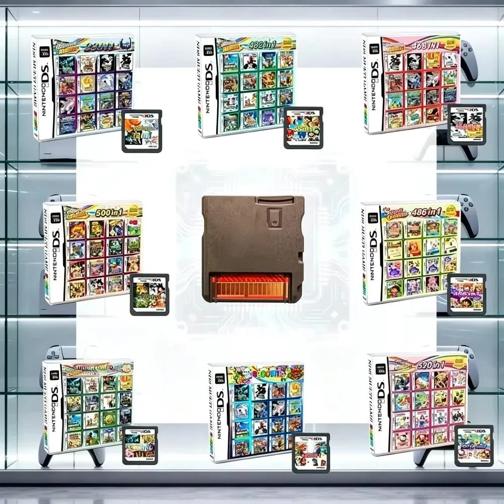 4300 500 520 482 In 1 NDS Multi Game Card Retro Game Cartridge With Box For DS Lite DSi 3DS Game Collection — image 2