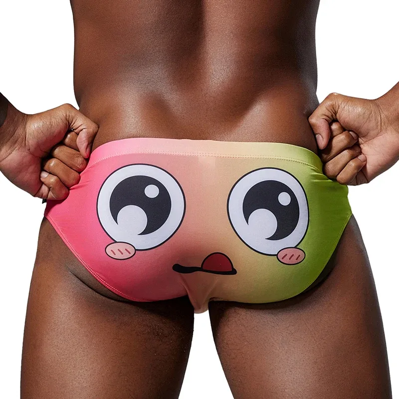 Roupa íntima triangular masculina com design fino de seda gelada, secagem rápida, alta elasticidade, cintura baixa, sexy, ajuste fino, moda jovem — image 7