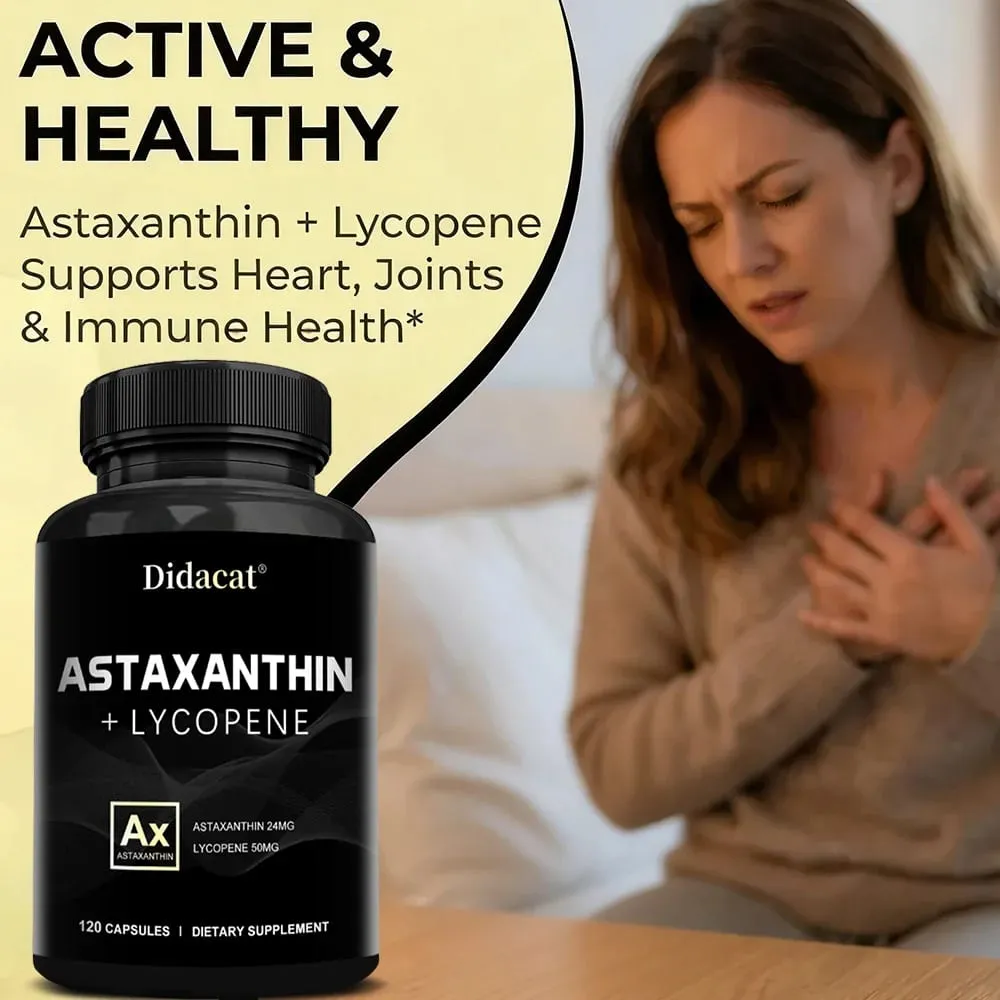Suplemento de astaxantina para homens e mulheres | Da microalga Haematococcus Pluvialis para suporte à saúde dos olhos e da pele — image 3