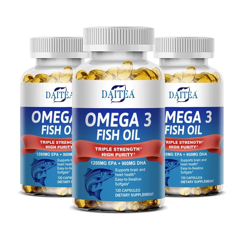 Óleo de peixe ômega 3 - para o sistema nervoso, antioxidantes para a saúde da pele e do cabelo - fácil de engolir — image 11