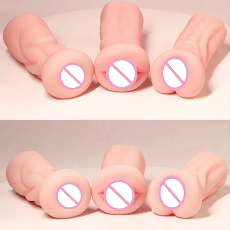 New 4D Realistic Deep Throat Male Masturbators Pocket Pussy Stroker Tight Silicone Mouth Vagina Anal Oral Sex Adult Toys for Men — image 1