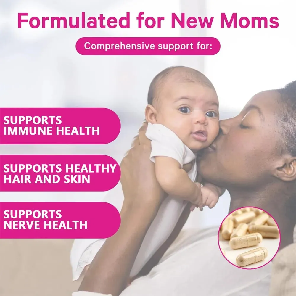 Prenatal Vitamin with DHA & Folate Prenatal Probiotics for Pregnant Women Pregnancy Must Haves Iron Vitamin D Vitamin C Zinc — image 4