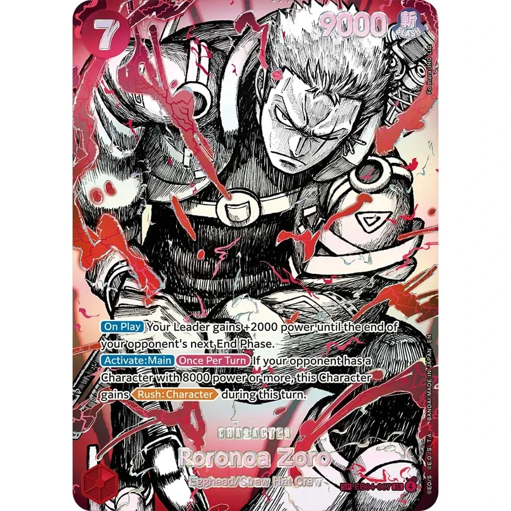Collection Cards Monkey D. Luffy EB04-061 OPCG EN Shining Creativity Rare Holographic Embossed Textured Foil Card — image 19