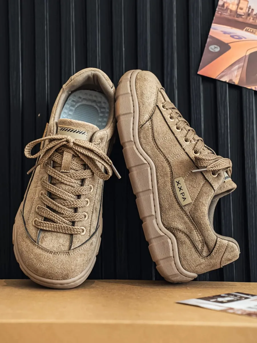 Men's Shoes Autumn New Retro Casual Sports Sneakers Non-Slip Soft Sole Wide-Toe Trendy Shoes — image 6