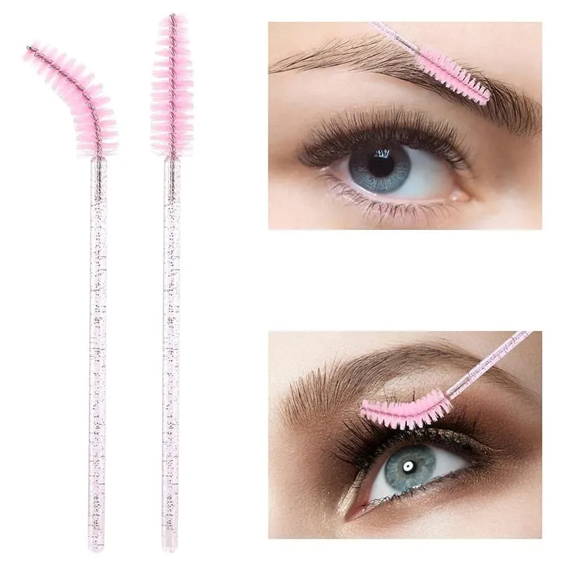 50/150PCS Disposable Eyelash Brush Mascara Wands Eyebrow Brush Makeup Applicator for Eyelash Extension Beauty Tools — image 4