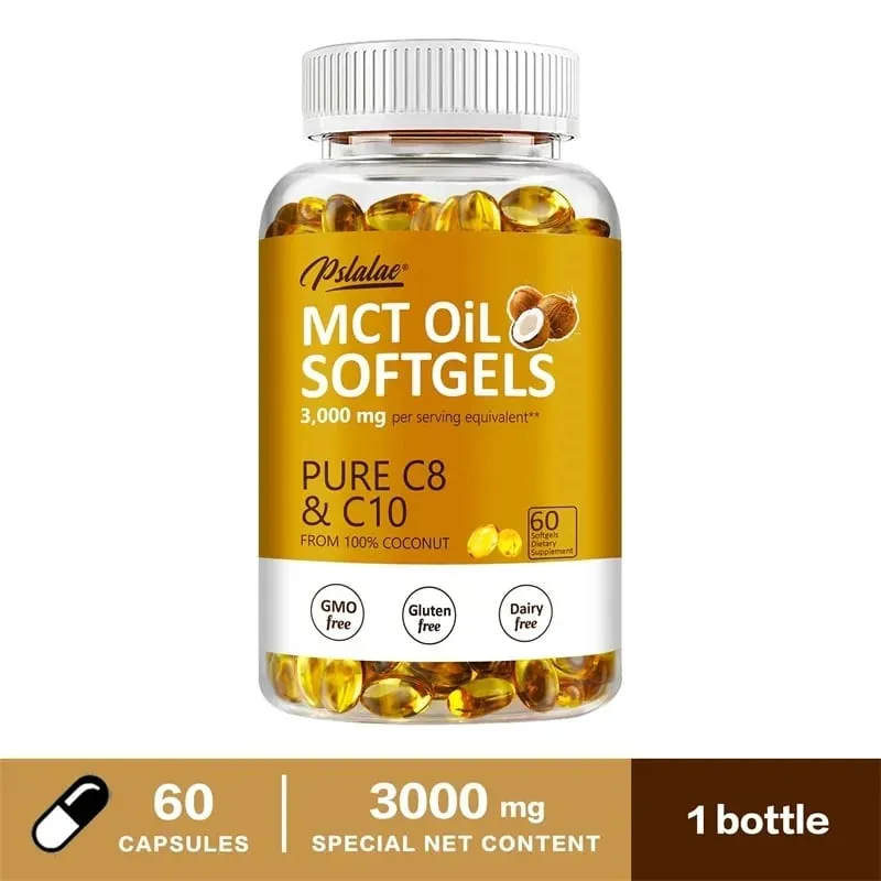 MCT Oil Softgels - Supports Energy Focus and Mental Clarity Weight Management Improves Digestion Brain Supplement — image 9
