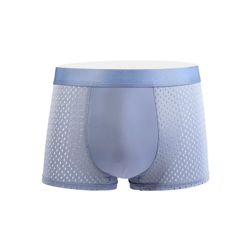Seluar Dalam Boxer Ais Sutera Mesh Clearance Seluar Dalam Gaya Rawak Seluar Dalam Sukan Bernafas Cepat Kering Boxershorts Seluar Dalam Lelaki