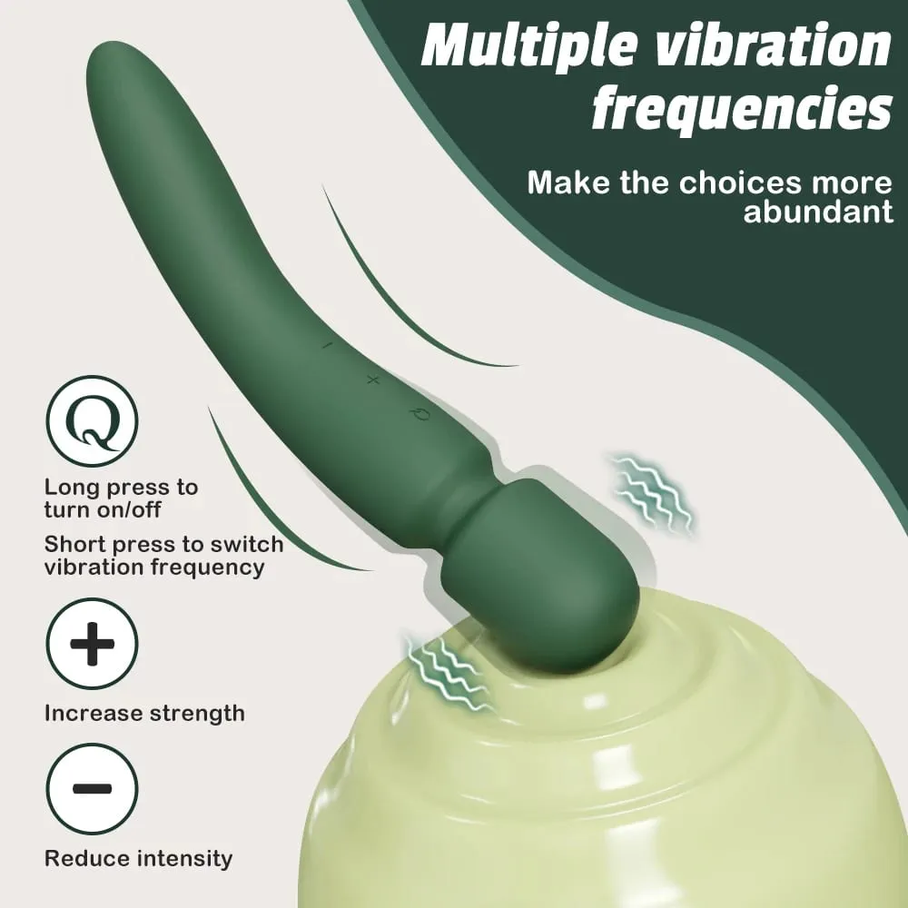 Vibrador varinha av 2 em 1 para mulheres, estimulador de clitóris e ponto g, massageador de mama, masturbador feminino, brinquedo sexual para mulheres — image 3